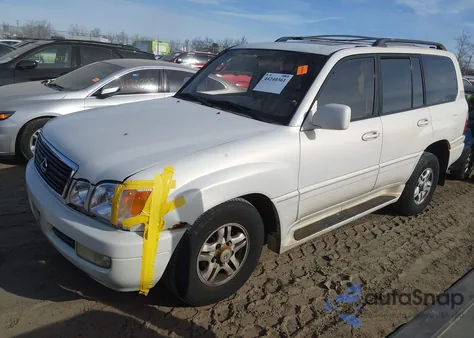 1999 Lexus Lx 470 z USA, uszkodzony, nr VIN JT6HT00W5X0033155